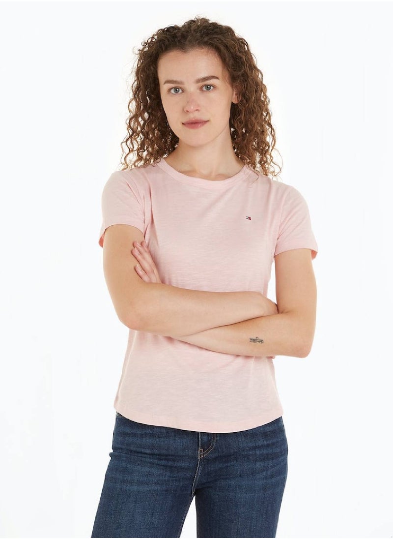 TOMMY HILFIGER 1985 Collection Textured Stripe Slim T-Shirt  - Image 1
