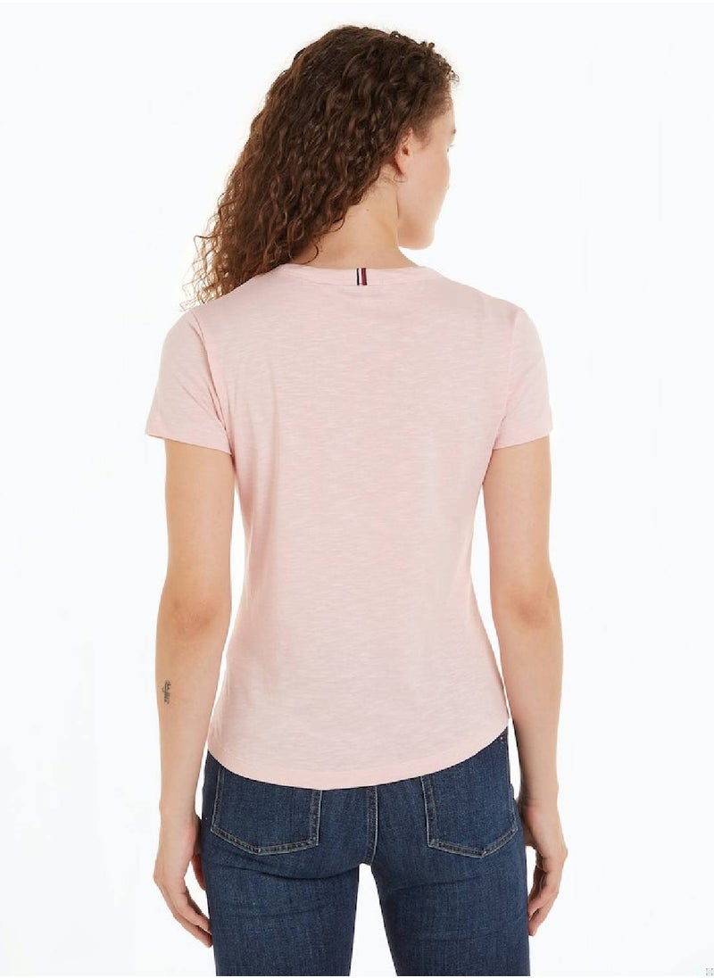 TOMMY HILFIGER 1985 Collection Textured Stripe Slim T-Shirt  - Image 3