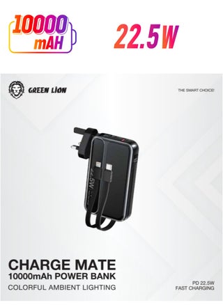 Black- Charge Mate 10000mAh