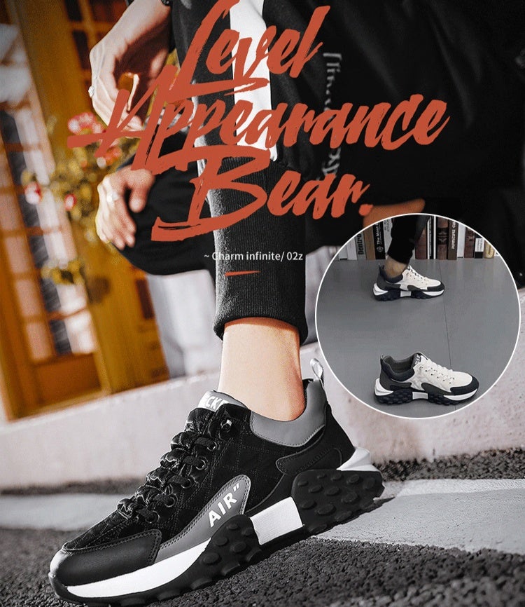 Men's Casual Anti-Slip Thick Sole Sneakers - Image 2