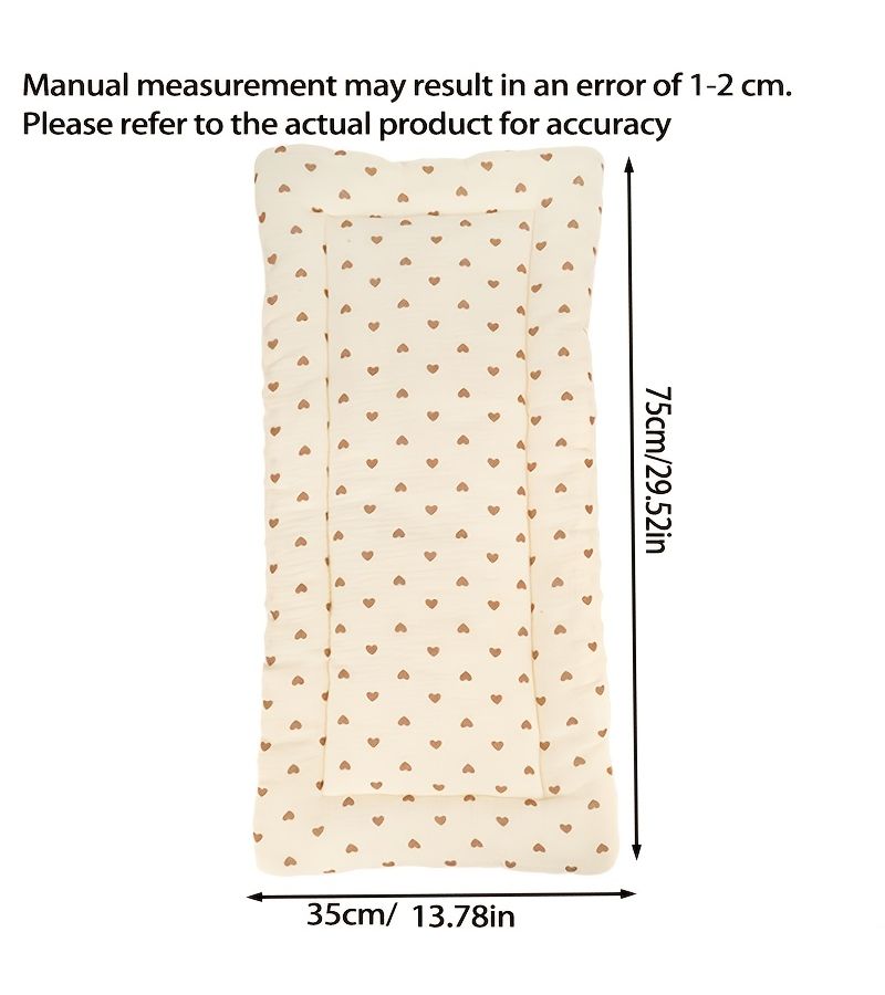 Bunny Baby Seat Cushion Soft Breathable Double Sided Stroller Pad Print - Image 5