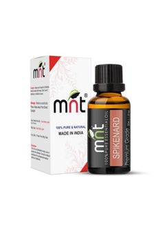 MNT زيت السيندل العطري (جاتامانسي) النقي الطبيعي للعناية بالبشرة والعناية بالشعر (30 مل)  - Image 1
