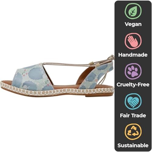 DOGO Gladiator Sandals for Women - Vegan and Handmade Strappy Sandals for Women, Sleep Factory Design, Size 7.5 - Image 5