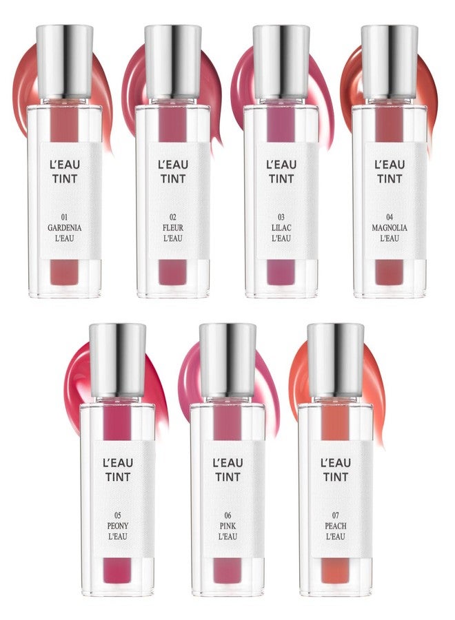 BBI@ BBIA BBIA L’EAU Tint - Glossy & Glow Lip Stain Watery Lip Tint Non-Sticky High Shine Finish Long-lasting Moisturizing Lightweight Natural Daily Use Vegan Korean Makeup (01-07 MINI 7PCS SET) - Image 1