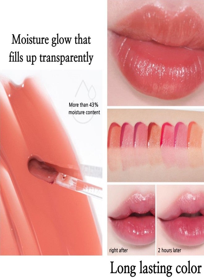 BBI@ BBIA BBIA L’EAU Tint - Glossy & Glow Lip Stain Watery Lip Tint Non-Sticky High Shine Finish Long-lasting Moisturizing Lightweight Natural Daily Use Vegan Korean Makeup (01-07 MINI 7PCS SET) - Image 4