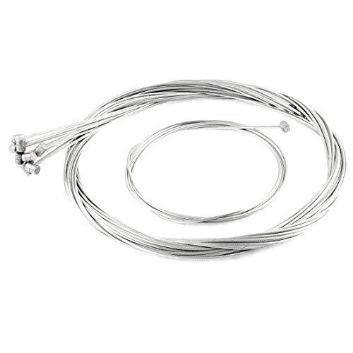 AUTUT 10 Pcs Flexible Motorcycle Throttle Clutch Steel Cable, 2M Length & 1.55mm Wire Dia - Image 1