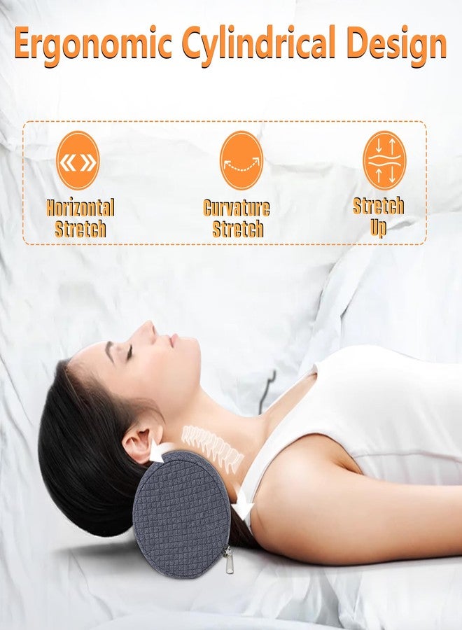 M Mute Touch 2 Pack Round Massage Table Bolster Pillow Pad, Bolster Pillow, Round Pillows, Suitable for Earthlite Massage Table (Grey, 4.7''x19.6'') - Image 4