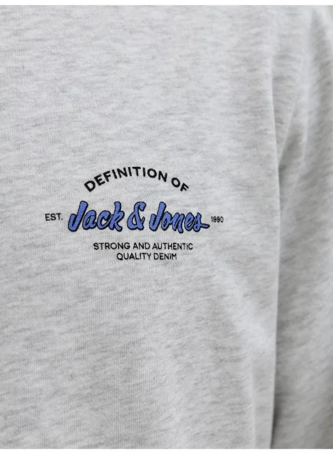 JACK & JONES  Graphic Crew Neck Sweatshirt for Men | Best Price UAE