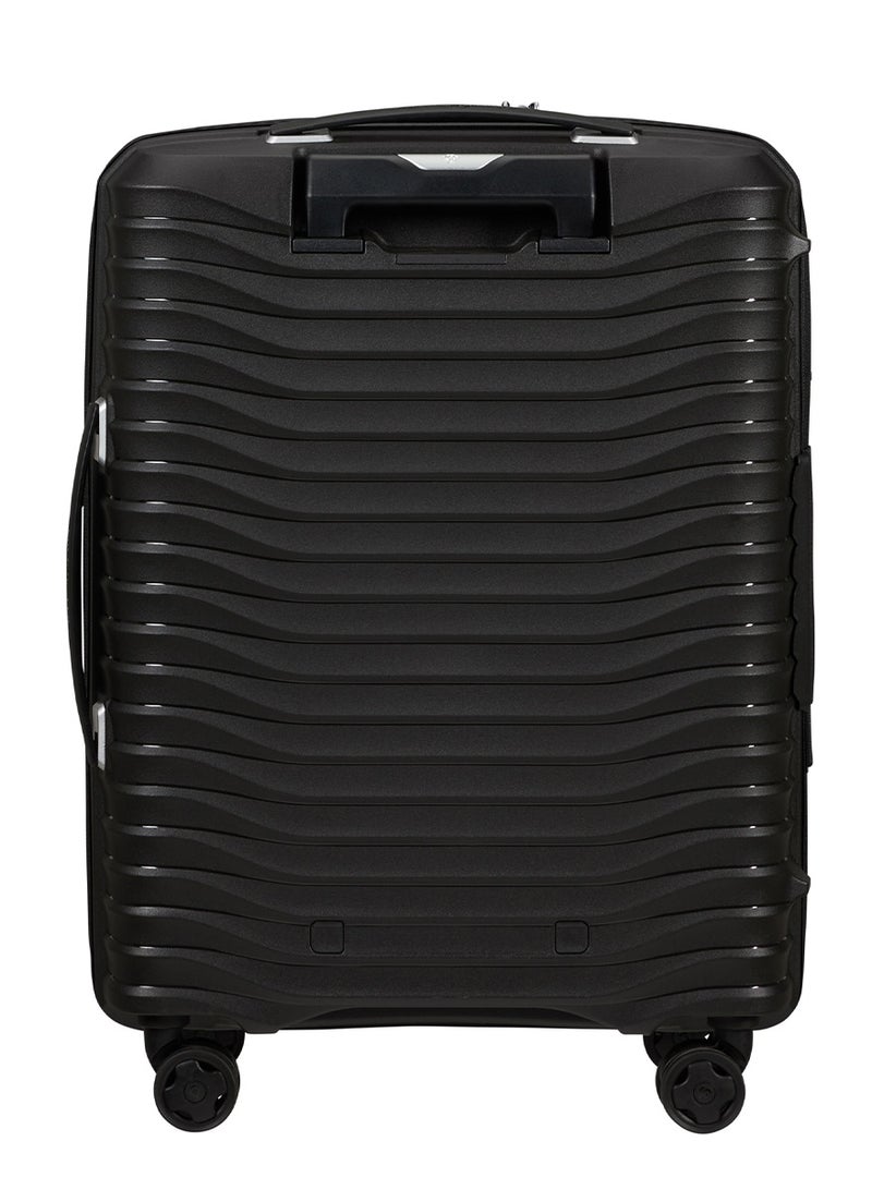 Samsonite Upscape Suitcase Cabin Size 55 cm / 20 inch, 4 Spinner Wheels, Polypropylene, Black|Inner Mesh Pocket|Expandable|Removable Divider|TSA Lock|USB Port - 10 Years International Warranty - Image 4