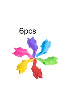 Generic 6PCS Silicone Ideal Pencil Holders Assorted Writing Aid Grips Children Training for Kids Handwriting Toddlers Posture Correction Tools Writing Tools  - Image 2
