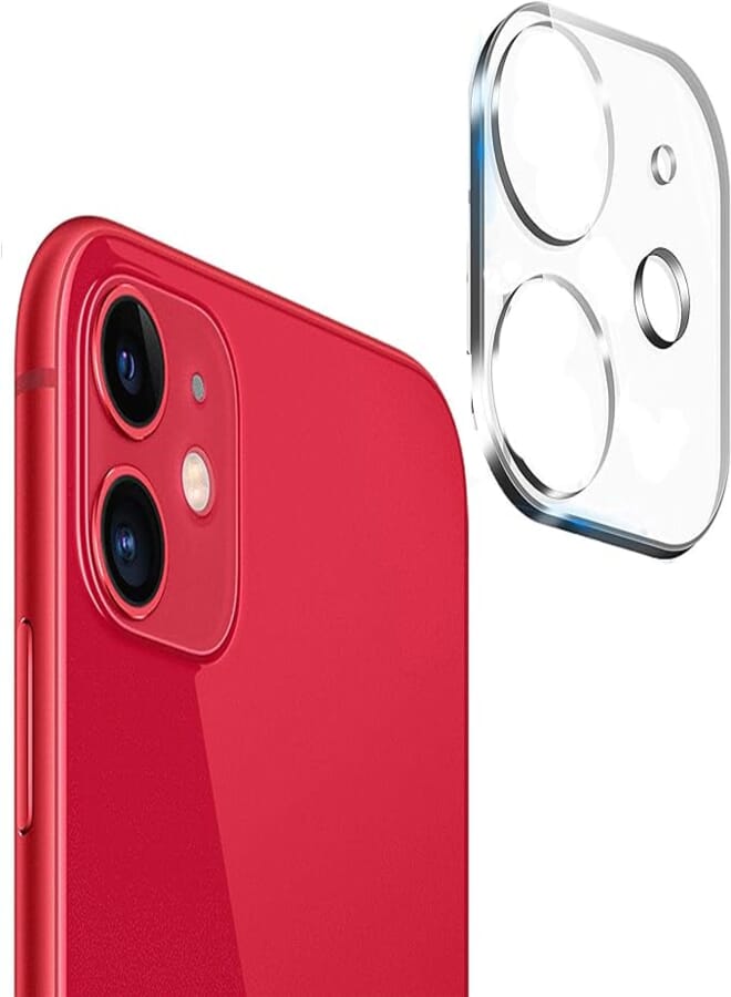 Camera Lens Screen Protector for iPhone 11 Tempered Glass Film Metal Rear Lens Protection Case clear