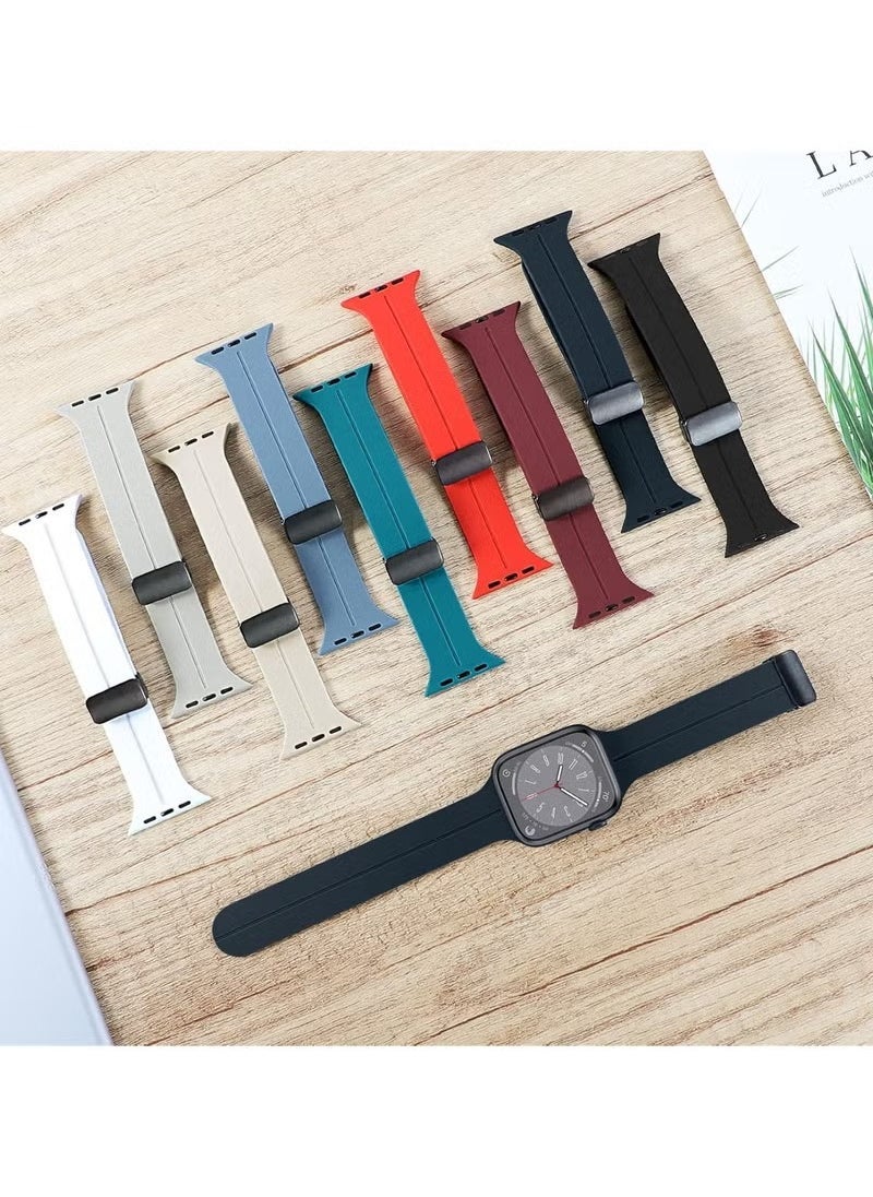 ELTRAZONE Apple Watch Band Compatible with 38mm, 40mm, 41mm Models | Quick Release Soft Silicone Sport Strap | Skin Friendly, Lightweight & Flexible Replacement Wristband for Apple Smartwatch | Durable Sweat-Resistant Design for Active Lifestyles - Image 4