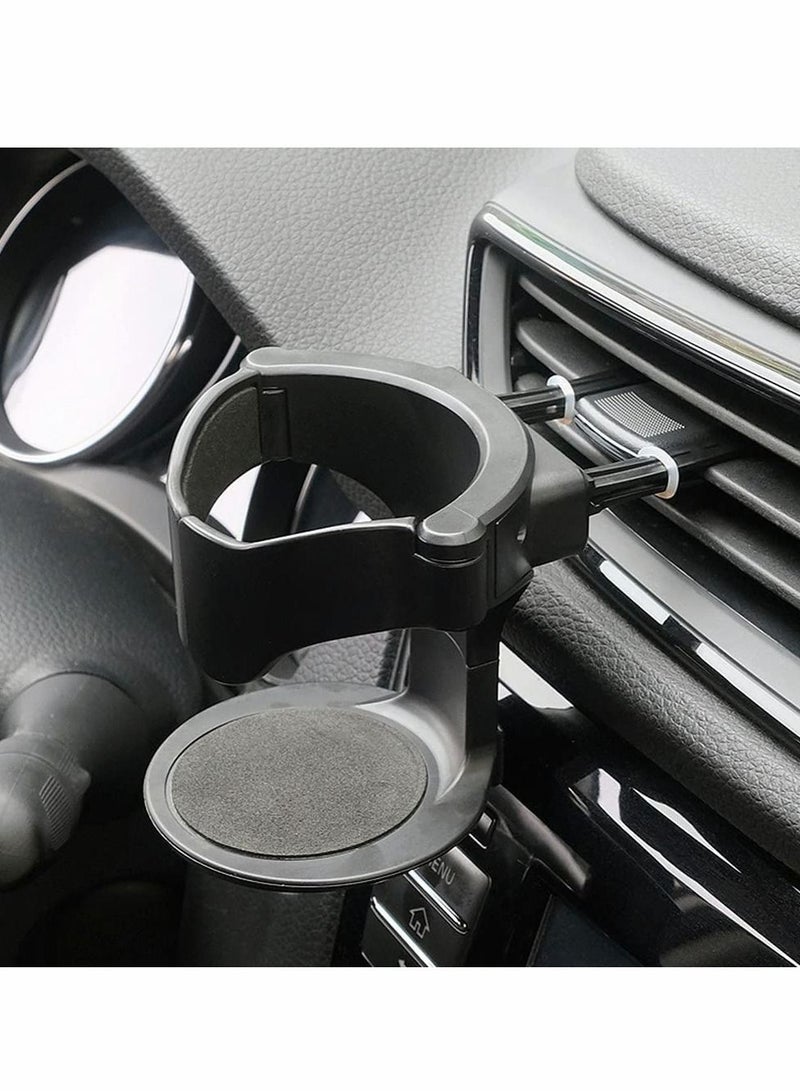 Excefore Car Cup Holder, Universal Vent Water Bottle Holder Bracket with Car Vent Clip, Multifunctional Drink Holder for Car Truck Van Coffee Juice Tea Cups 2pcs - Image 2