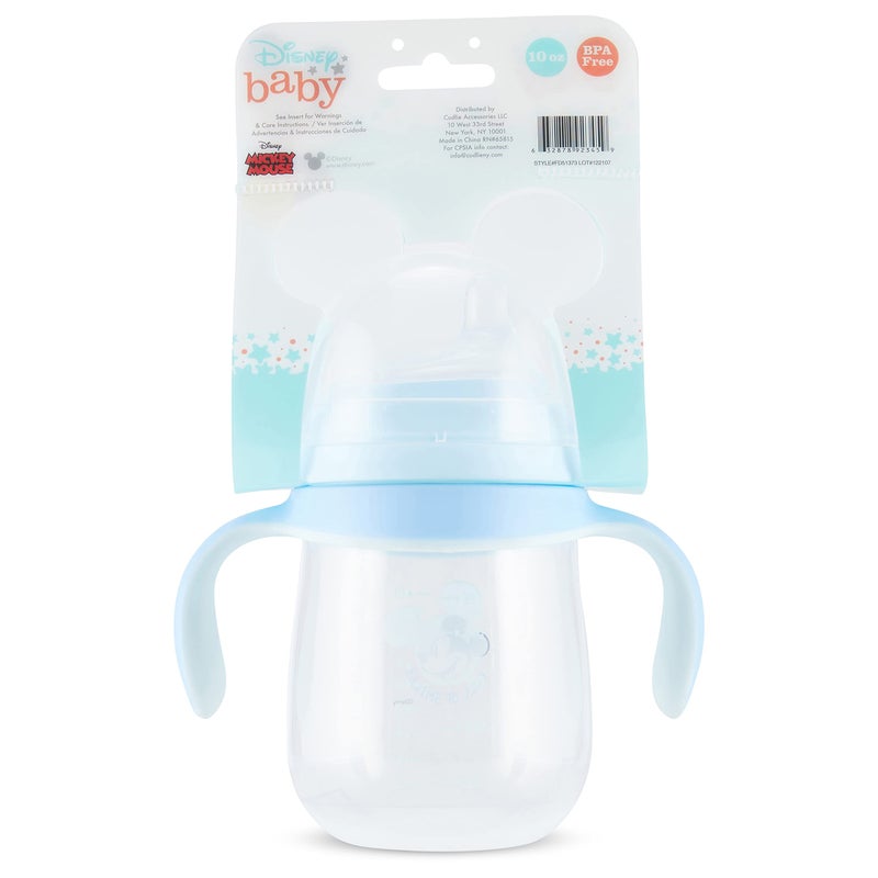 Disney Sippy Cups for Toddlers, Learner Sippy Cups for Kids with Pacifier, BPA-Free Trainer Cup with Handles, Leak-Proof Minnie Mouse and Mickey Mouse Sippy Cups, Perfect Unisex Gift for Children - Image 4