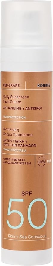 KORRES Korres Red Grape Face Sunscreen SPF50 - Image 1