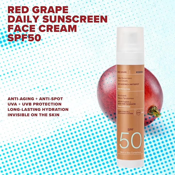 KORRES Korres Red Grape Face Sunscreen SPF50 - Image 4