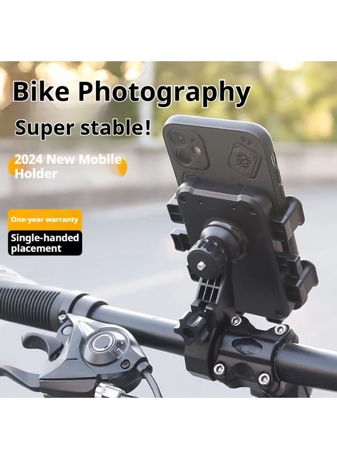 ويل آب حامل هاتف للدراجات مقاوم للماء، حامل مقود دراجة نارية، مشبك هاتف محمول للدراجات الجبلية، مشبك هاتف سكوتر قابل للتعديل بحرية - Image 3