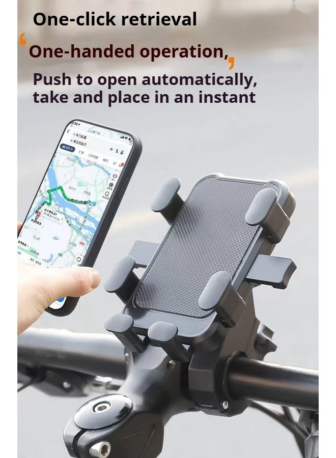 ويل آب حامل هاتف للدراجات مقاوم للماء، حامل مقود دراجة نارية، مشبك هاتف محمول للدراجات الجبلية، مشبك هاتف سكوتر قابل للتعديل بحرية - Image 4