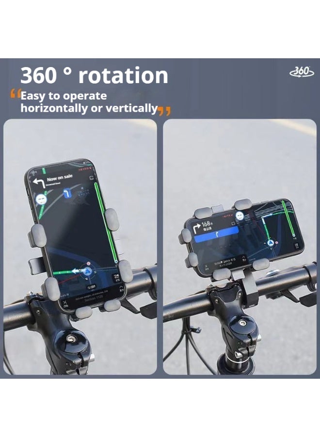 ويل آب حامل هاتف للدراجات مقاوم للماء، حامل مقود دراجة نارية، مشبك هاتف محمول للدراجات الجبلية، مشبك هاتف سكوتر قابل للتعديل بحرية - Image 5