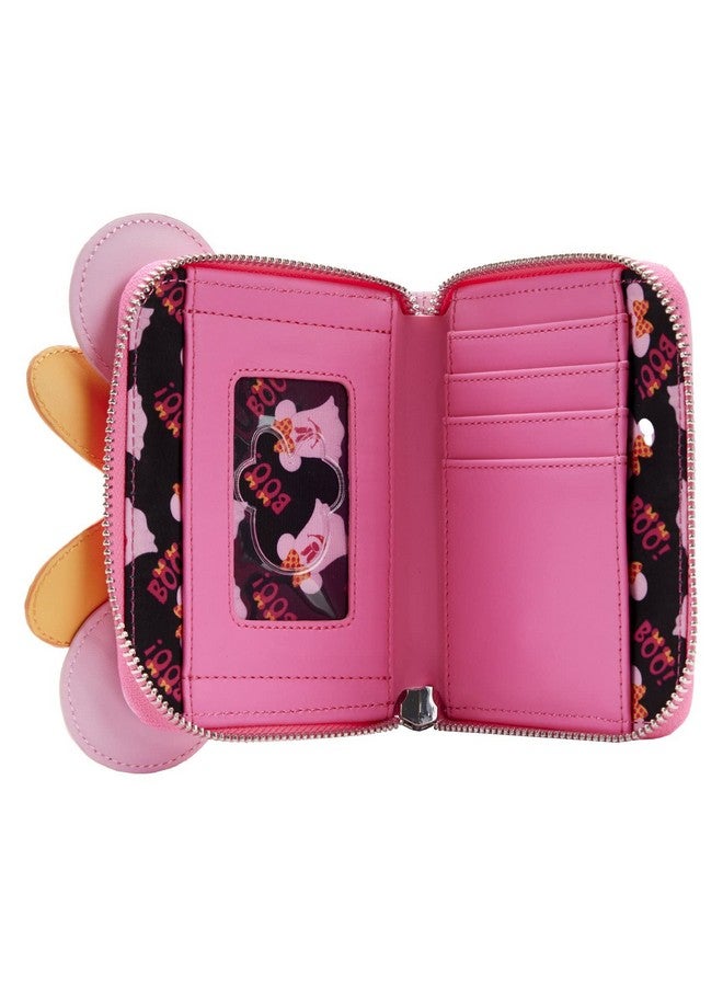 Loungefly Disney Pastel Ghost Minnie Glow In The Dark Women'S Ziparound Wallet - Image 4