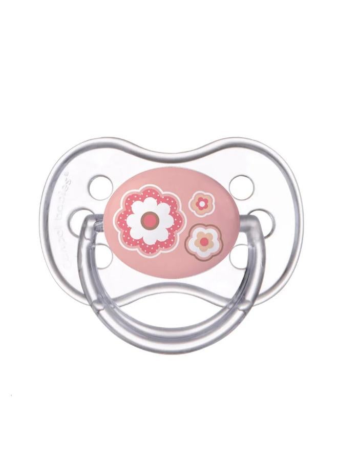 Canpol Babies Silicone Symmetric Soother 6-18m - Pink - Image 2