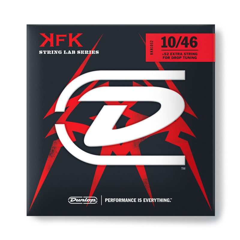 Dunlop KKN1052 Kerry King Icon Series Signature Electric Guitar Strings, Medium, .010–.052, 7 Strings/Set - Image 1