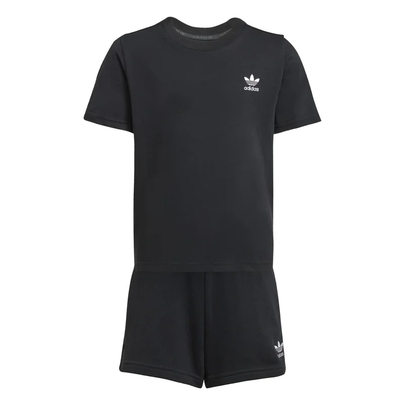 Adidas SHORT TEE SET Black Originals Kids SUITS