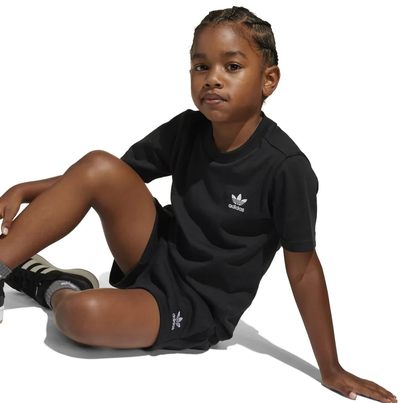 Adidas SHORT TEE SET Black Originals Kids SUITS