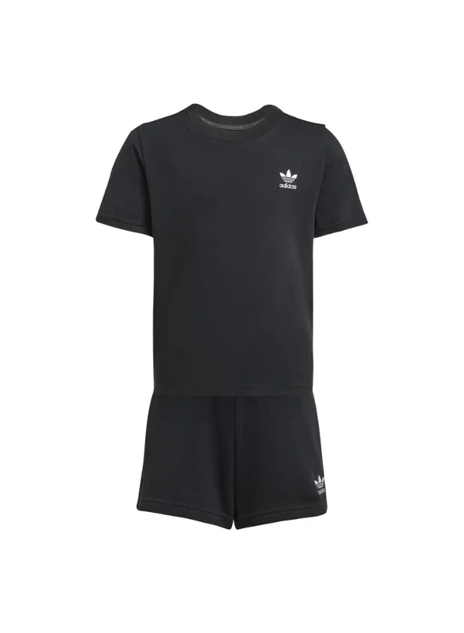 Adidas SHORT TEE SET Black Originals Kids SUITS