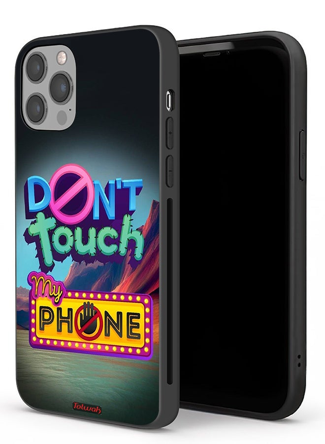 Tolwak Apple iPhone 12 Pro Max Protective Case Do Not Touch My Phone - Image 1