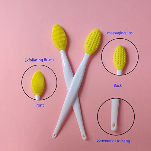 ZYYC 10 PCS Double-Sided Silicone Lip Scrubber for Smoother and Fuller Lips - Image 4