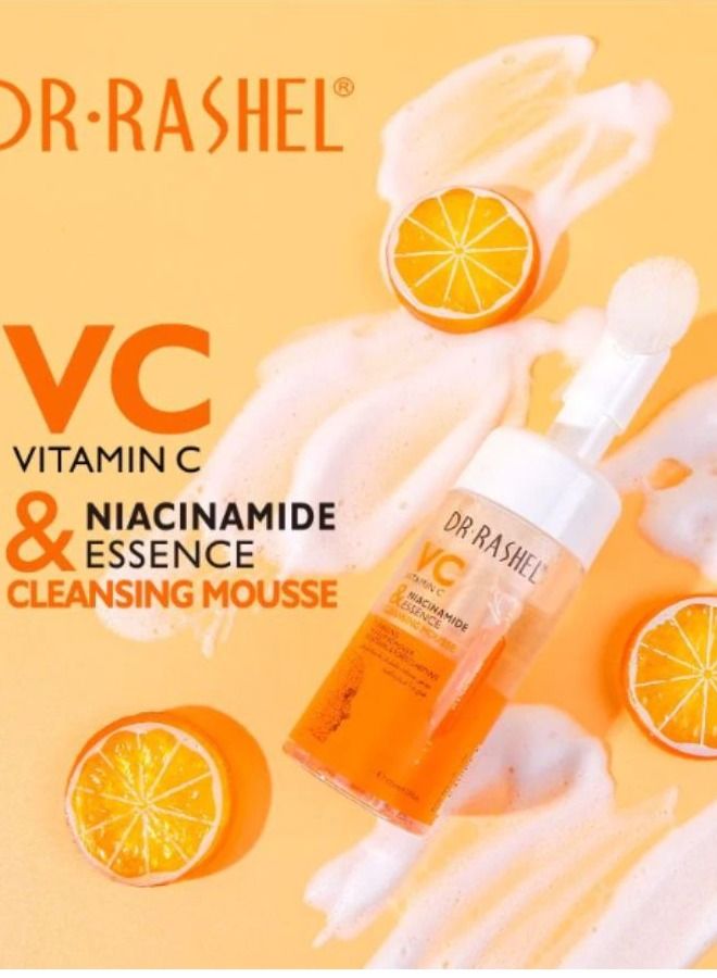 RASHELL Vitamin C & Niacinamide Essence Cleansing Mousse 125ml - Image 1