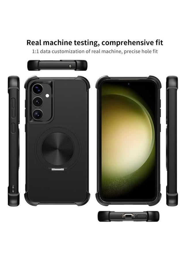 اس-توب جراب لهاتف Samsung Galaxy S23+ 5G CD Texture دوار 360 درجة مع حامل MagSafe - Image 3