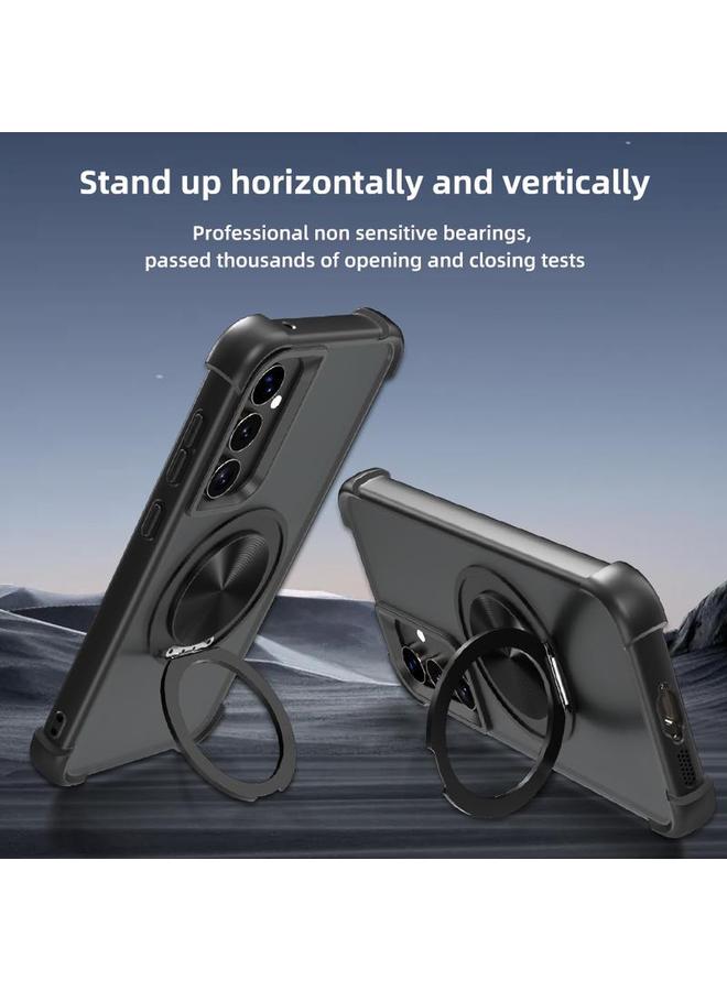 اس-توب جراب لهاتف Samsung Galaxy S23+ 5G CD Texture دوار 360 درجة مع حامل MagSafe - Image 5