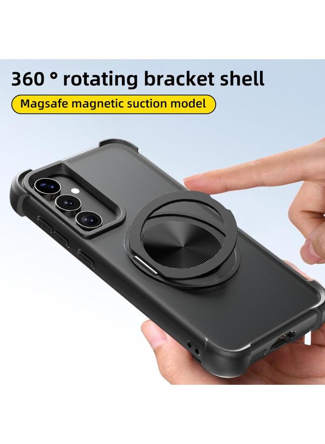 اس-توب جراب لهاتف Samsung Galaxy S23+ 5G CD Texture دوار 360 درجة مع حامل MagSafe - Image 4