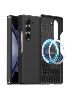 araree araree Aero Flex M Samsung Galaxy Z Fold 6 Case Improved Version with Hinge Protection, Compatible with Magsafe Accessories & Chager Anti-Fingerprint,Thin & Slim, Shockproof Slim Hard Case - Black  - Image 1