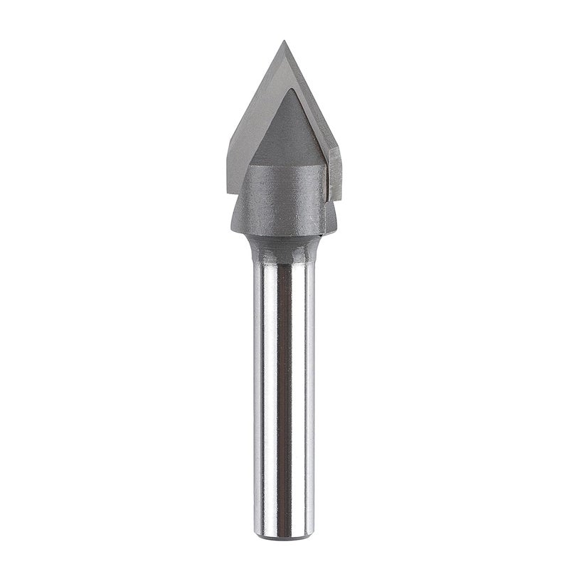 SpeTool Carbdie Tip V Groove CNC Engraving Bit Router Bit CNC Woodwork Tools 60 Deg 1/2 Inch Cutter with 1/4 Inch Shank - Image 1
