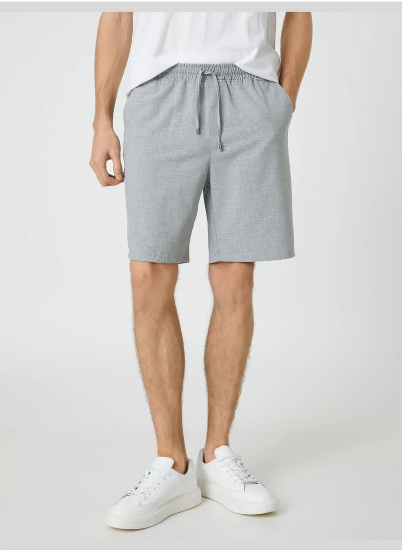كوتون Basic Shorts Drawstring Pocket Detailed