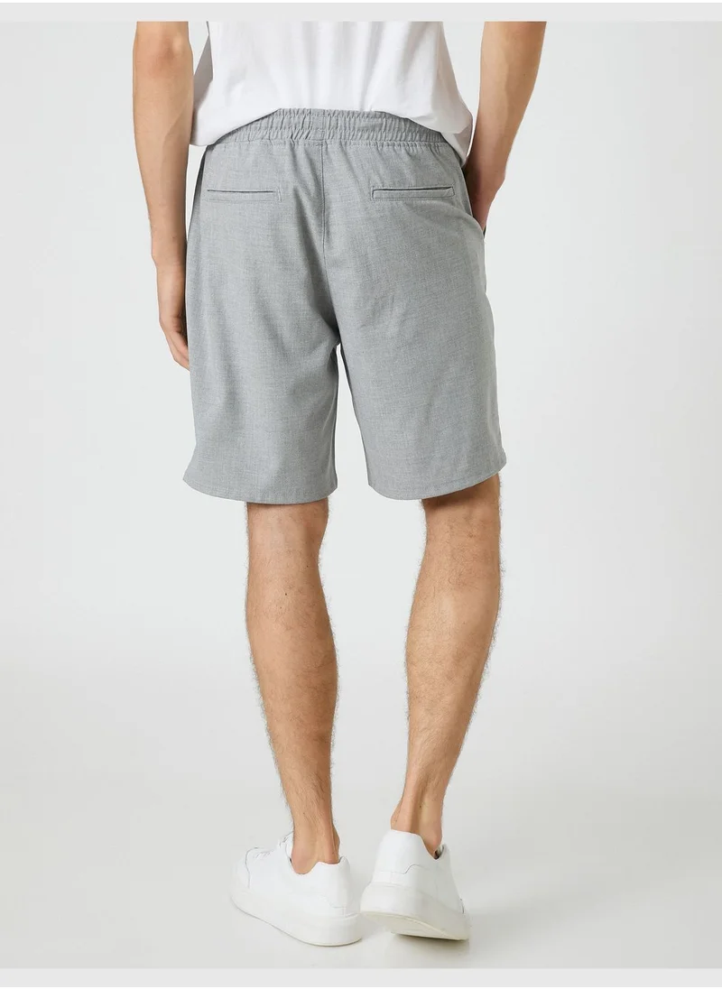 كوتون Basic Shorts Drawstring Pocket Detailed