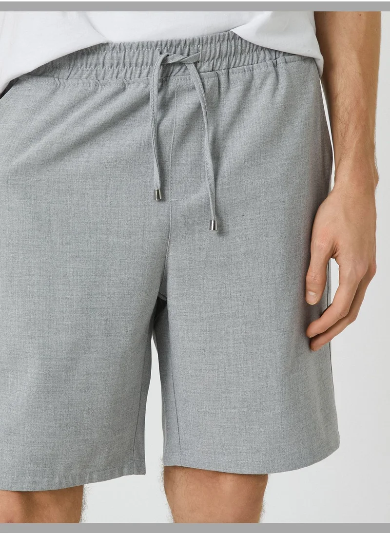 كوتون Basic Shorts Drawstring Pocket Detailed