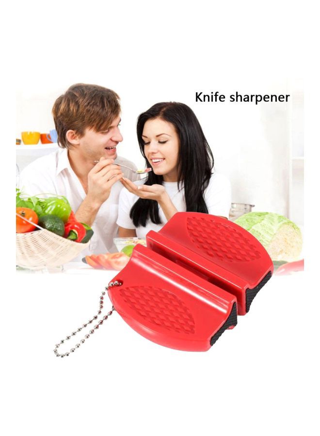NIBEMINENT Portable Knife Sharpener Red/Black - Image 3
