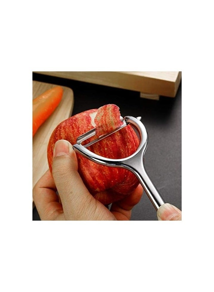 جيفت مقشرة خضراوات للمطبخ، مقشرة بطاطس للفاكهة بشفرة مستقيمة - Image 4