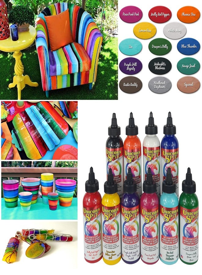 Unicorn SPiT 5770004 Gel Stain and Glaze, Lemon Kiss 4.0 FL OZ Bottle, Yellows - Image 5