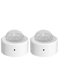 Motion Sensor, 2 Pcs Wireless Motion Detector, Configurable DIY Portable Presence Detector, Zigbee Hub Required, Compatible with Home Assistant,Hubitat and Alexa