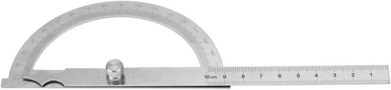 Practical Lock Nut, Stainless Steel Protractor, Goniometer, Protractor, Measuring Ruler (120 * 150mm) - Image 5