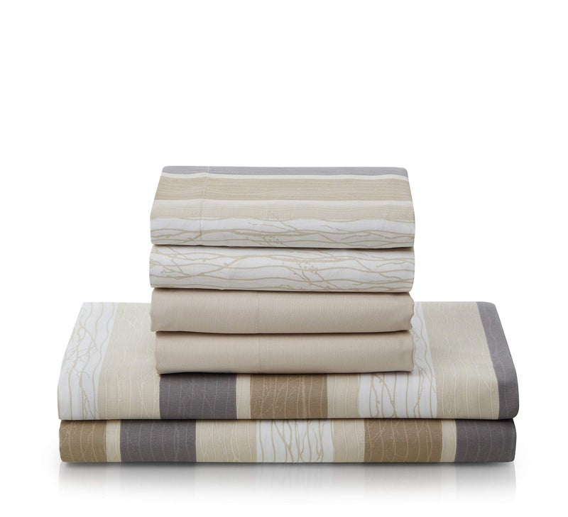 Clara Clark Bed Sheet Set with Extra Set Pillowcases, Premier 1800 Collection, Wrinkle, Fade & Stain Resistant, - Image 3