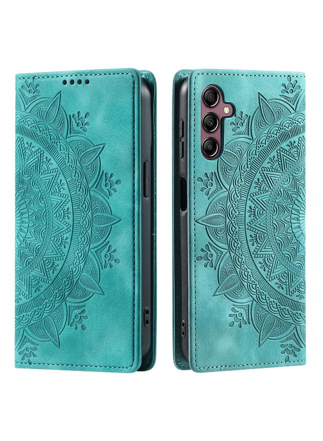 اس-توب جراب لهاتف Samsung Galaxy S25 5G جراب هاتف من الجلد المغناطيسي المنقوش بنقشة الطوطم - Image 2