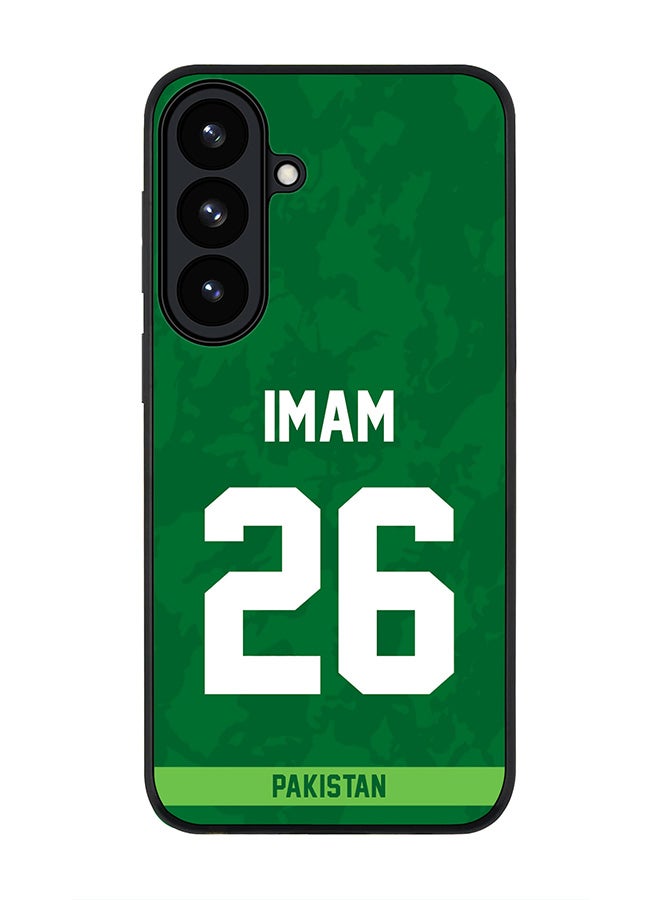 Stylizedd For Samsung Galaxy S26 Case,Slim fit Camera Protection, Shockproof Thin Phone cover  - Pakistan ImamulHaq, Jersey No 26 - Image 1