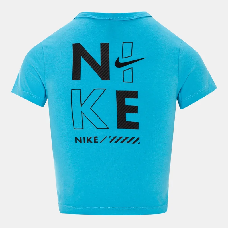Nike Blue Women's Sportswear Cropped T-Shirt for Women | Best Price UAE
