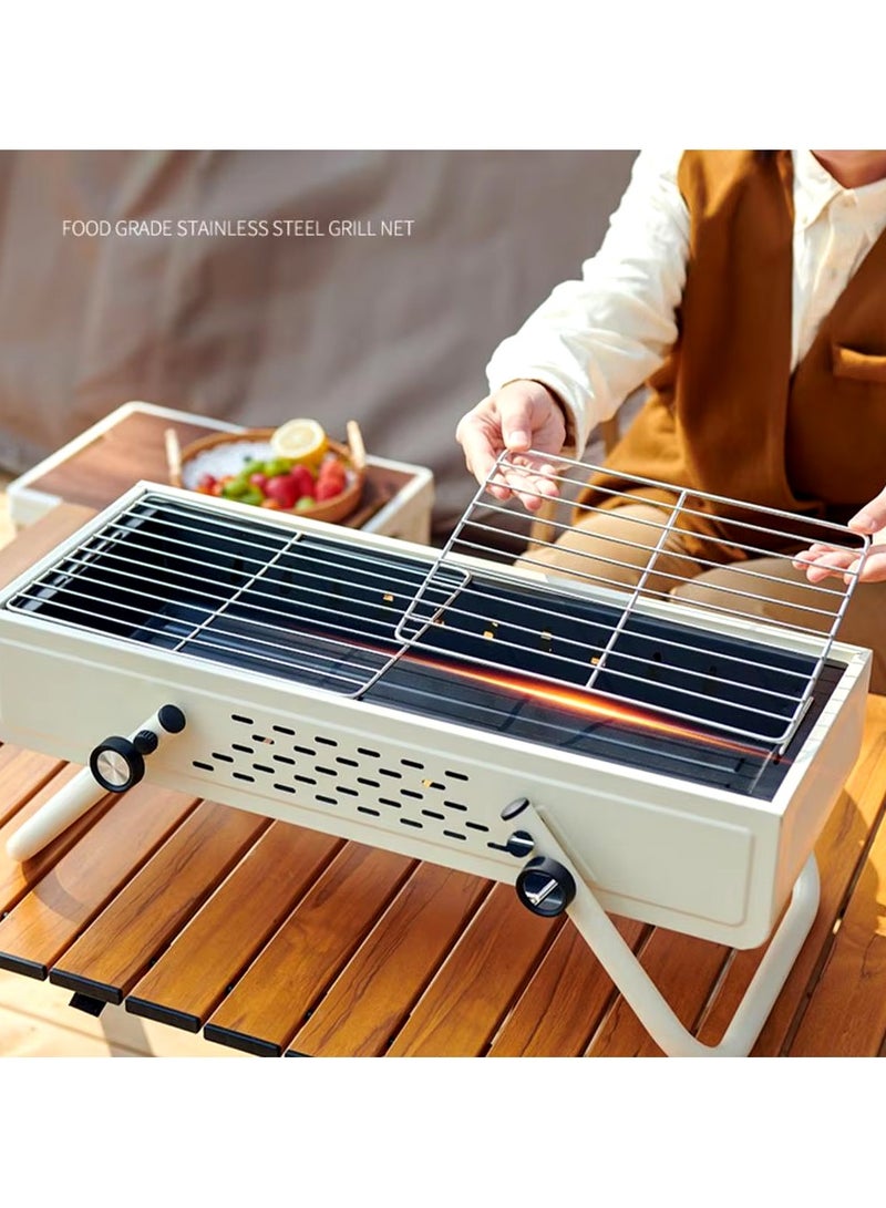 DubaiGallery شواية تخييم، شواية محمولة بدون دخان، شواية تخييم مدمجة، شواية تخييم بدون دخان، شواية خارجية بدون دخان، شواية قابلة للطي بدون دخان، يرجى الرجوع إلى الوصف - Image 2